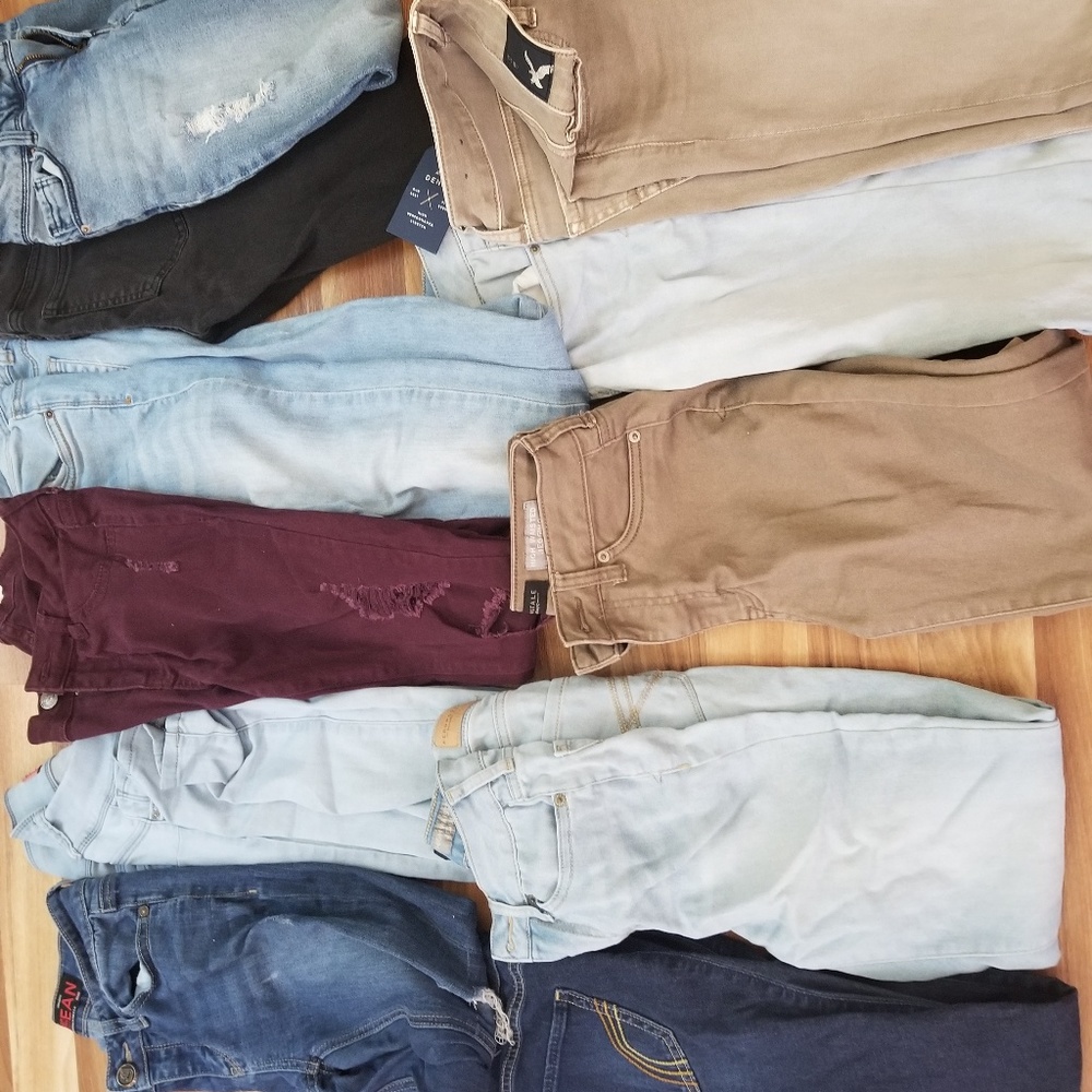 11 name brand junior jeans